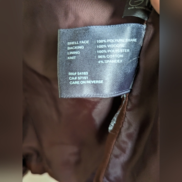 Kenneth Cole reaction Women's Faux Leather jacket - Picture 9 of 9